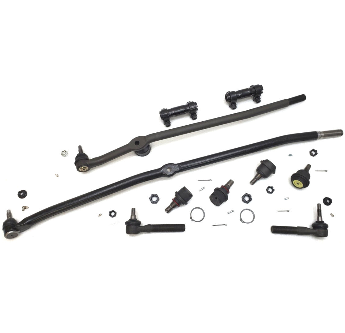 XRF Ball Joint Drag Link Tie Rod Steering Kit for 2000-2002 Dodge Ram 2500, 3500 4x4