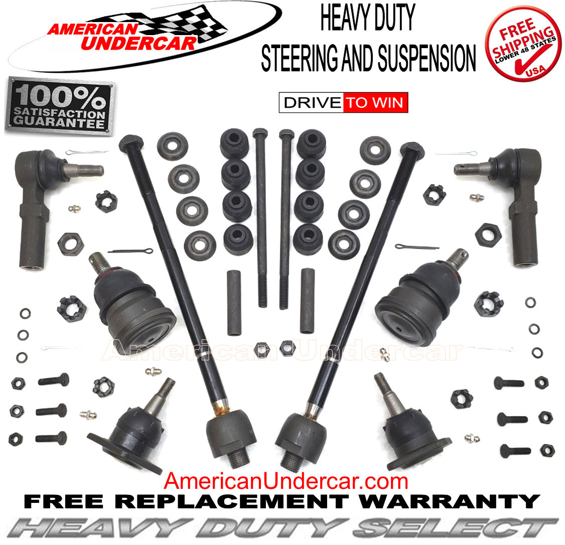 Chevrolet Camaro Pontiac Firebird T/A 93 - 02 HD Ball Joint Tie Rod End Link Kit