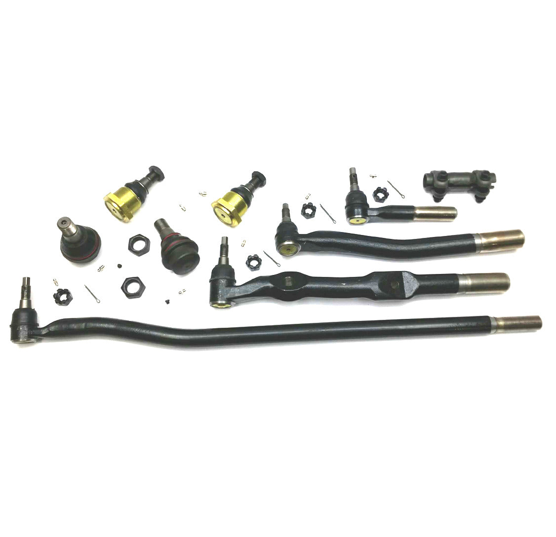 XRF Ball Joint Drag Link Tie Rod Sleeve Steering Kit for 2008-2012 Dodge Ram 4500, 5500 2WD, 4x4