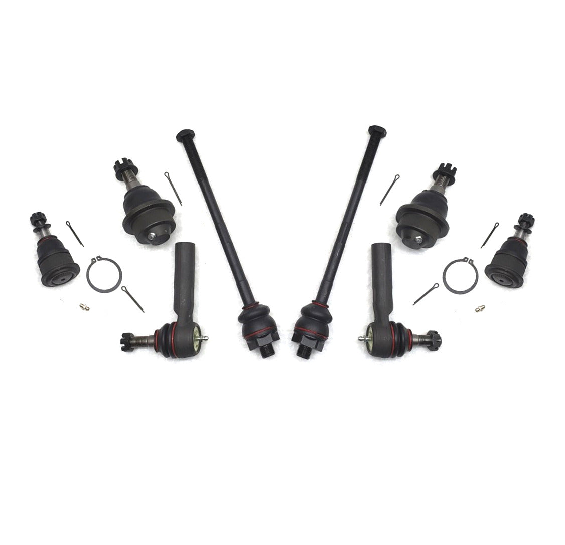 HD Ball Joints and Tie Rod Ends Steering Kit for 2001-2010 Chevrolet, GMC, Hummer 2WD, 4x4