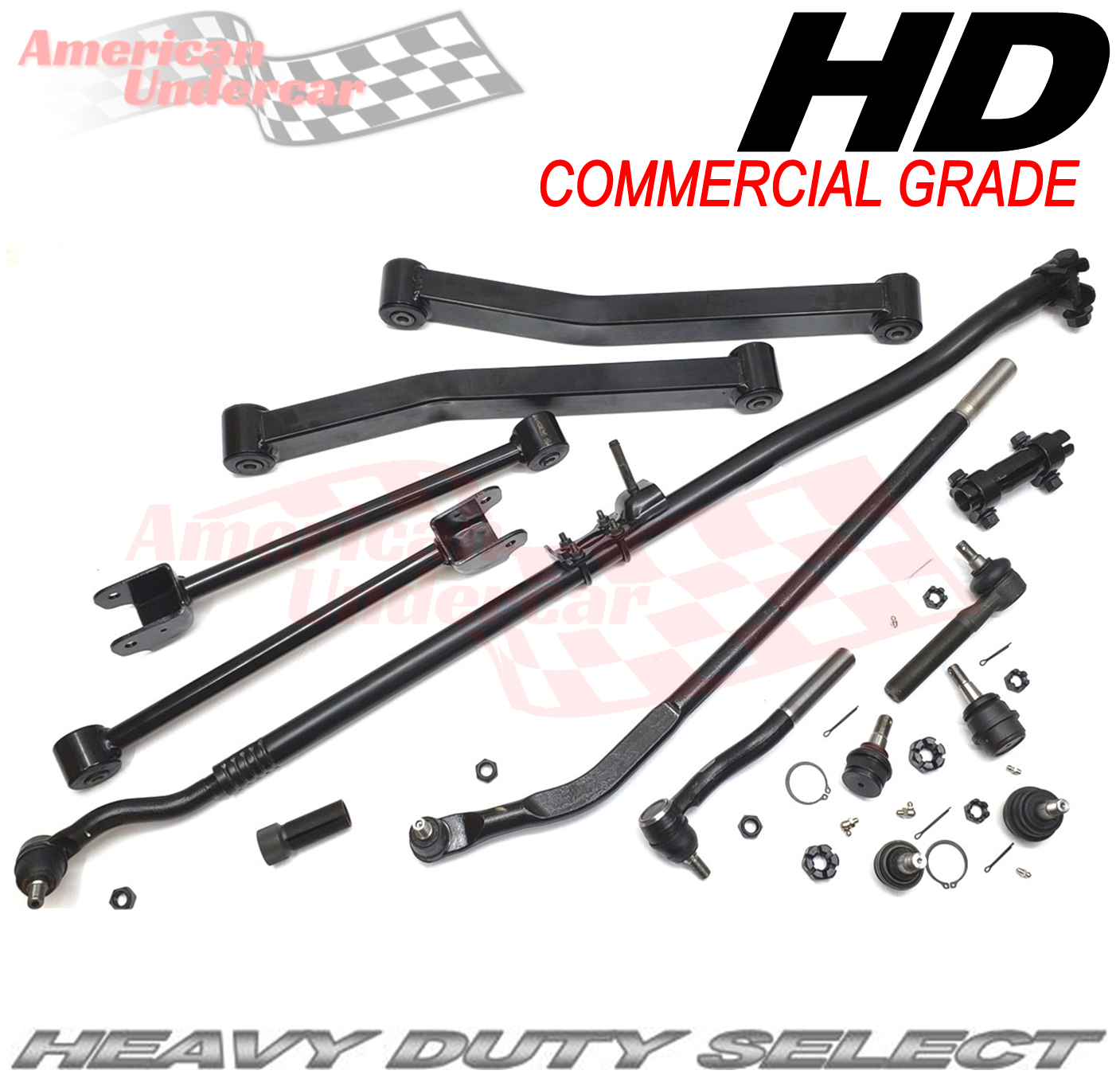HD Jeep Wrangler Steering and Suspension Kit 2007-2017 4x4