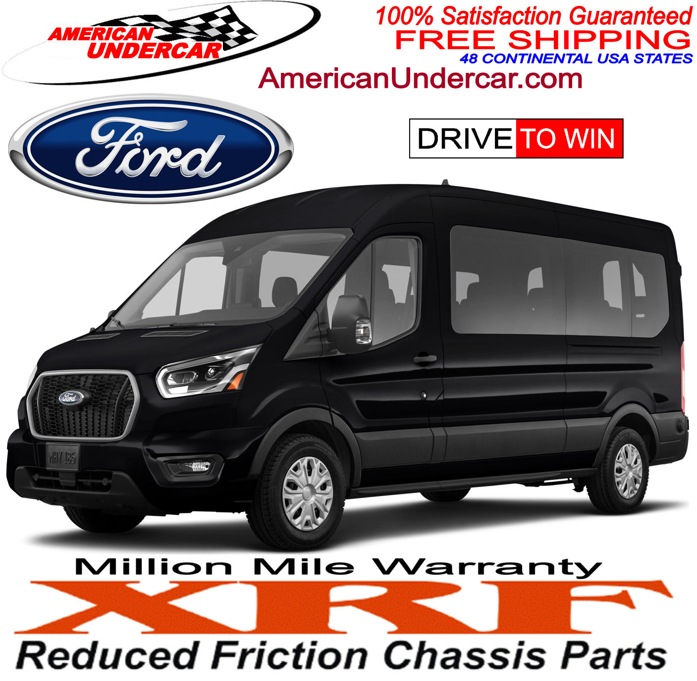 XRF Ball Joints Tie Rod Steering Suspension Kit | 2014-2019 Ford Transit Connect 2WD