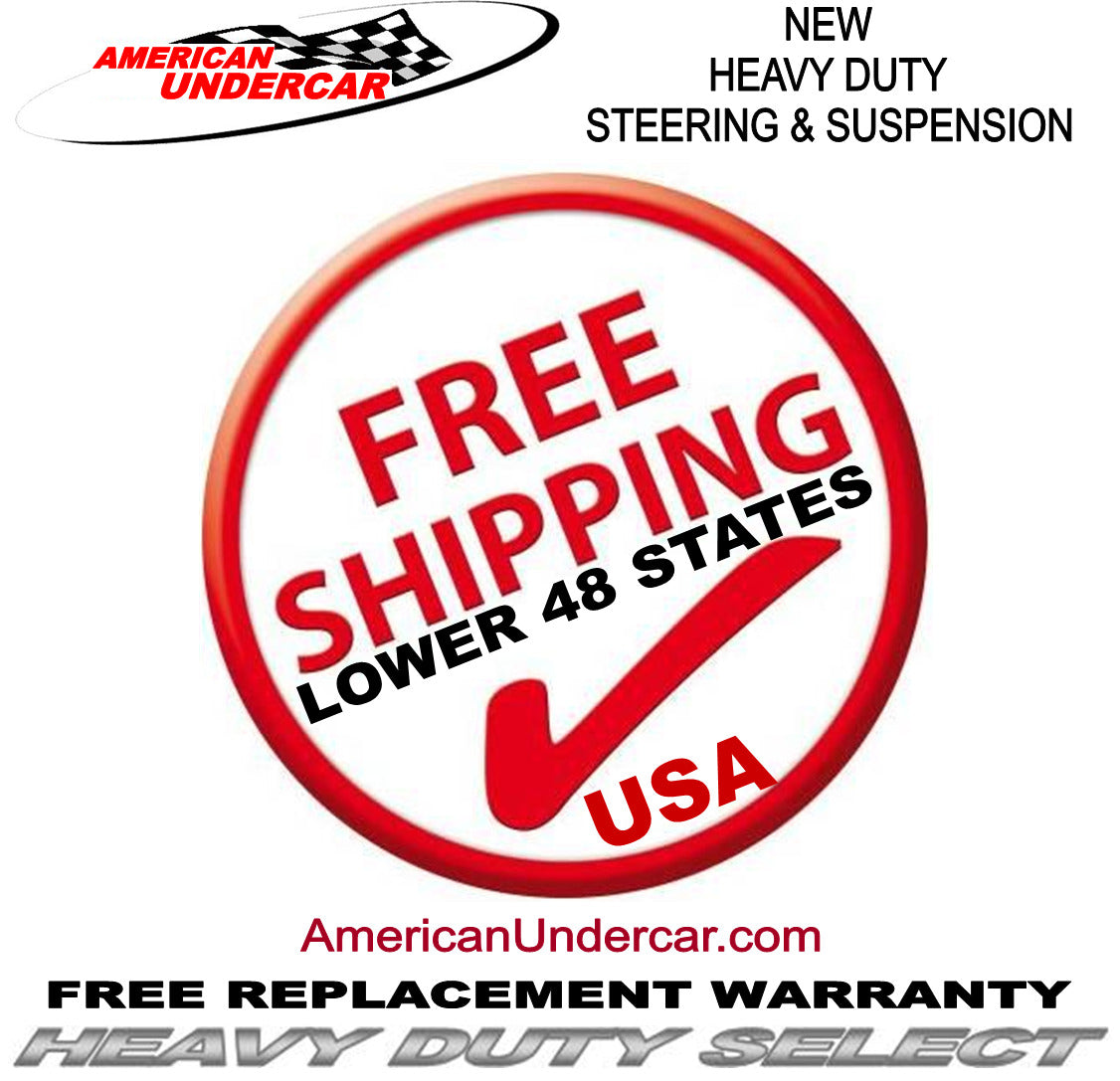 HD Ball Joints Drag Link Tie Rod Sleeve Steering Kit | 2007-2014 Ford E150 2WD