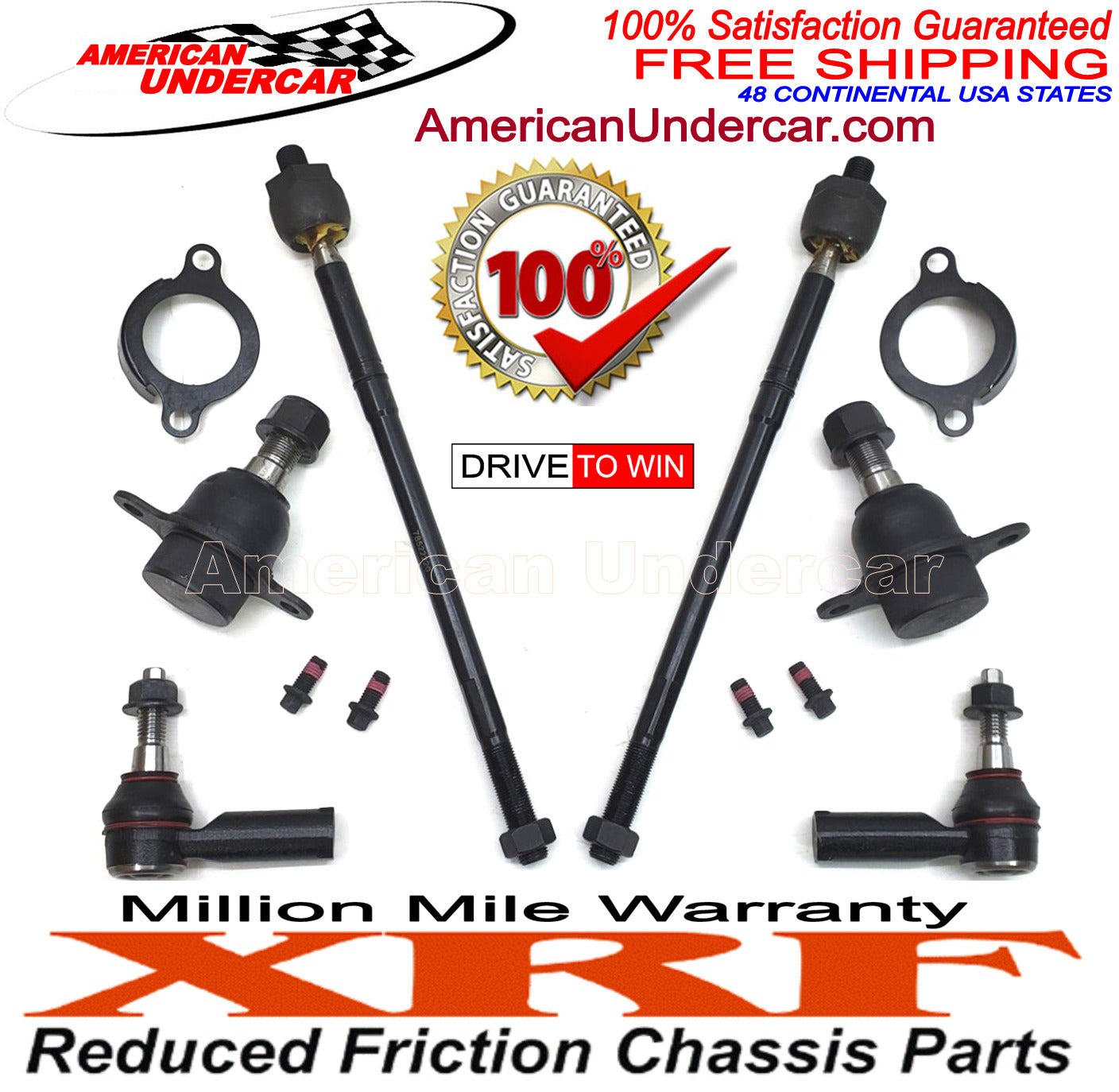 XRF Ball Joints Tie Rod Steering Suspension Kit | 2015-2019 Ford Transit 250 2WD