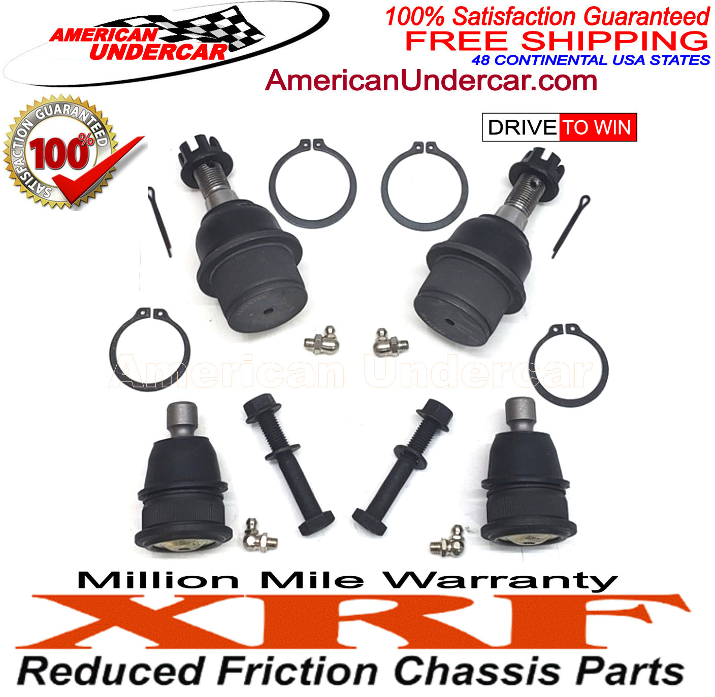 XRF Ball Joint Upper Lower Suspension Kit | 2002-2006 GMC Envoy XL 2WD