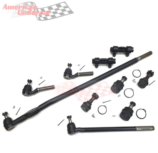HD Ball Joint Tie Rod Drag Link Steering Kit | 1985-1994 Ford F250 4x4 3850 Axle
