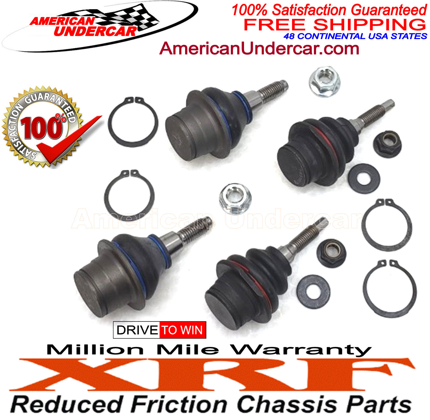 XRF Ball Joints Upper Lower Suspension Kit | 2018-2021 Ford Expedition 2WD