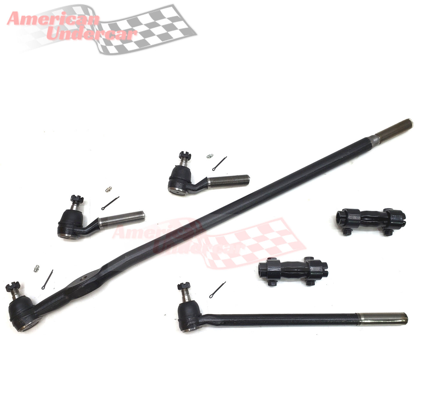 HD Tie Rod Drag Link Sleeve Steering Suspension Kit | 1985-1994 Ford F250 4x4