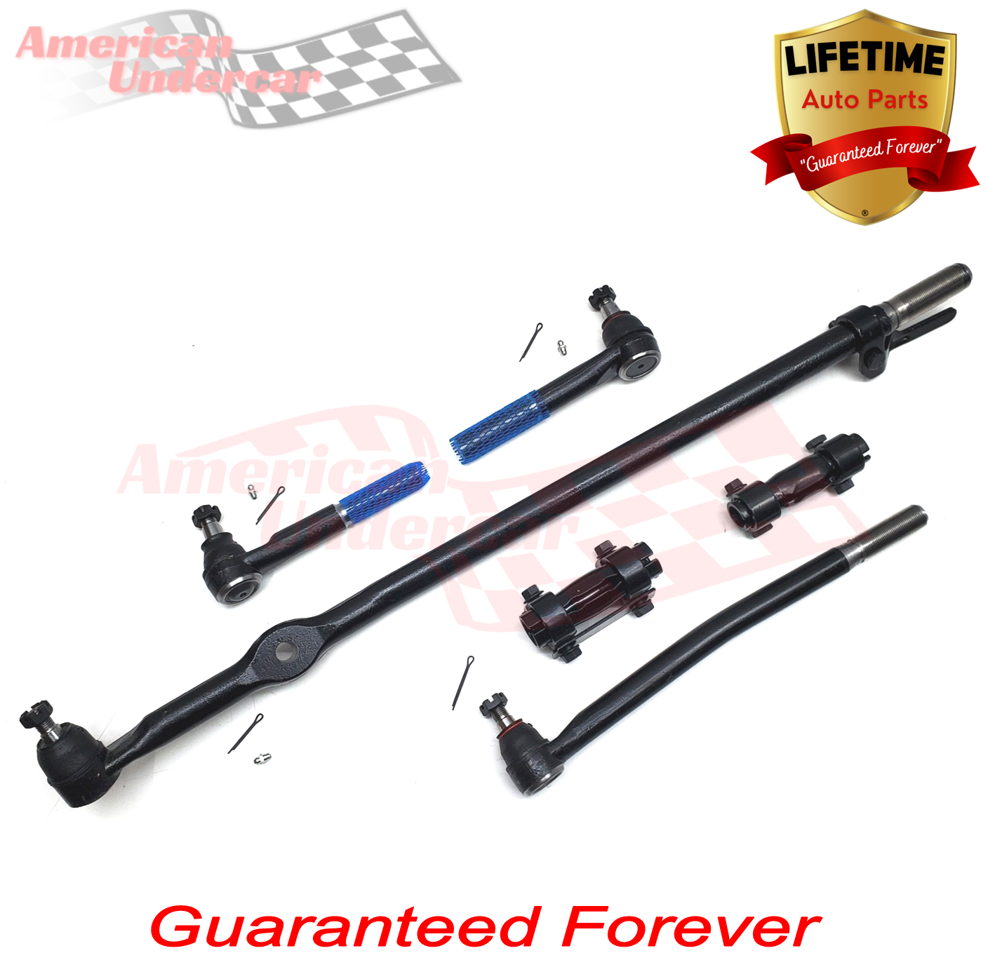 Lifetime Ford F250 F350 Super Duty & Excursion Tie Rod Steering Kit 1999-2004 2WD