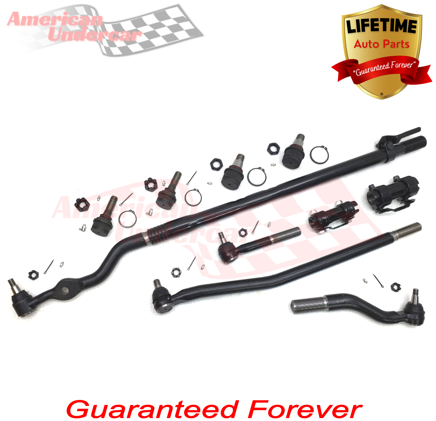 Lifetime Ford F450 F550 Super Duty Steering and Suspension Kit 1999-2004 2WD & 4x4