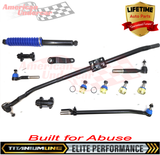 Lifetime Titanium Line T Style Steering and Suspension Kit | 2013 Dodge Ram 2500 4x4