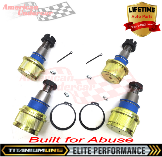 Lifetime Titanium Line Ball Joint Suspension Kit | 2005-2022 Ford F450 Super Duty 4x4 & 2WD