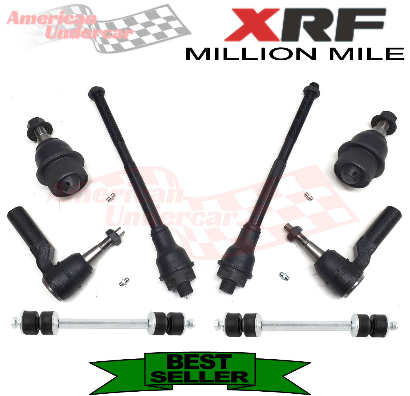 XRF Chevrolet GMC 2500HD 3500HD Tie Rod Ball Joint Link Kit 2011 - 2019 4x4
