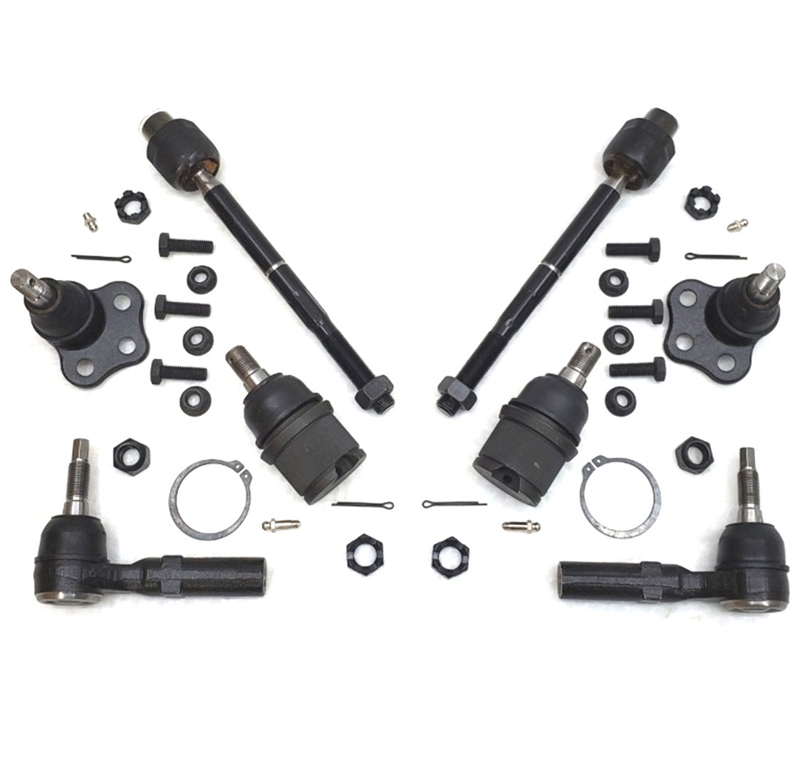 HD Ball Joint and Tie Rod End Steering Kit for 2000-2003 Dodge Durango, Dakota 4x4