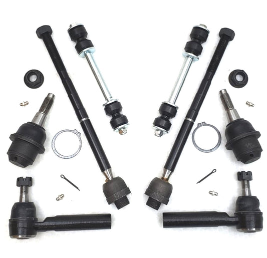 Cadillac Chevrolet GMC 07 - 13 XRF Ball Joint Tie Rod Links Steering Kit