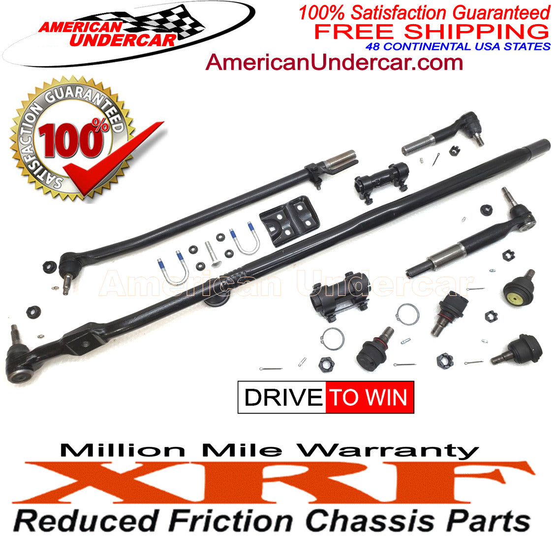 XRF Dodge Ram 2500 3500 4x4 2009 - 2012 New T Design Steering and Suspension Kit