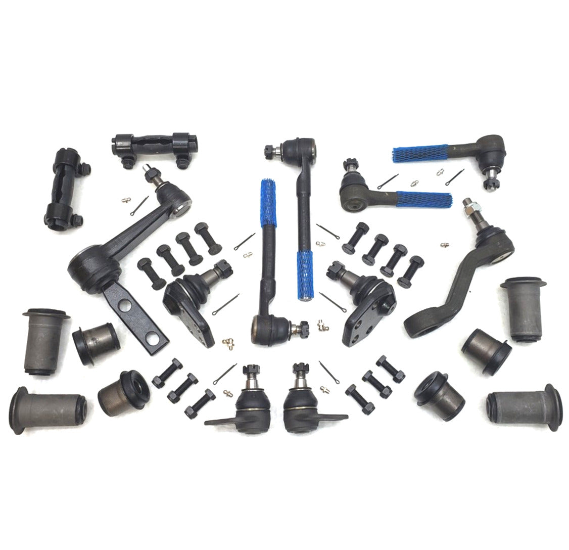 HD Ball Joint Tie Rod Control Arm Bushing Kit for 2000-2002 Dodge Ram 2500, 3500 2WD