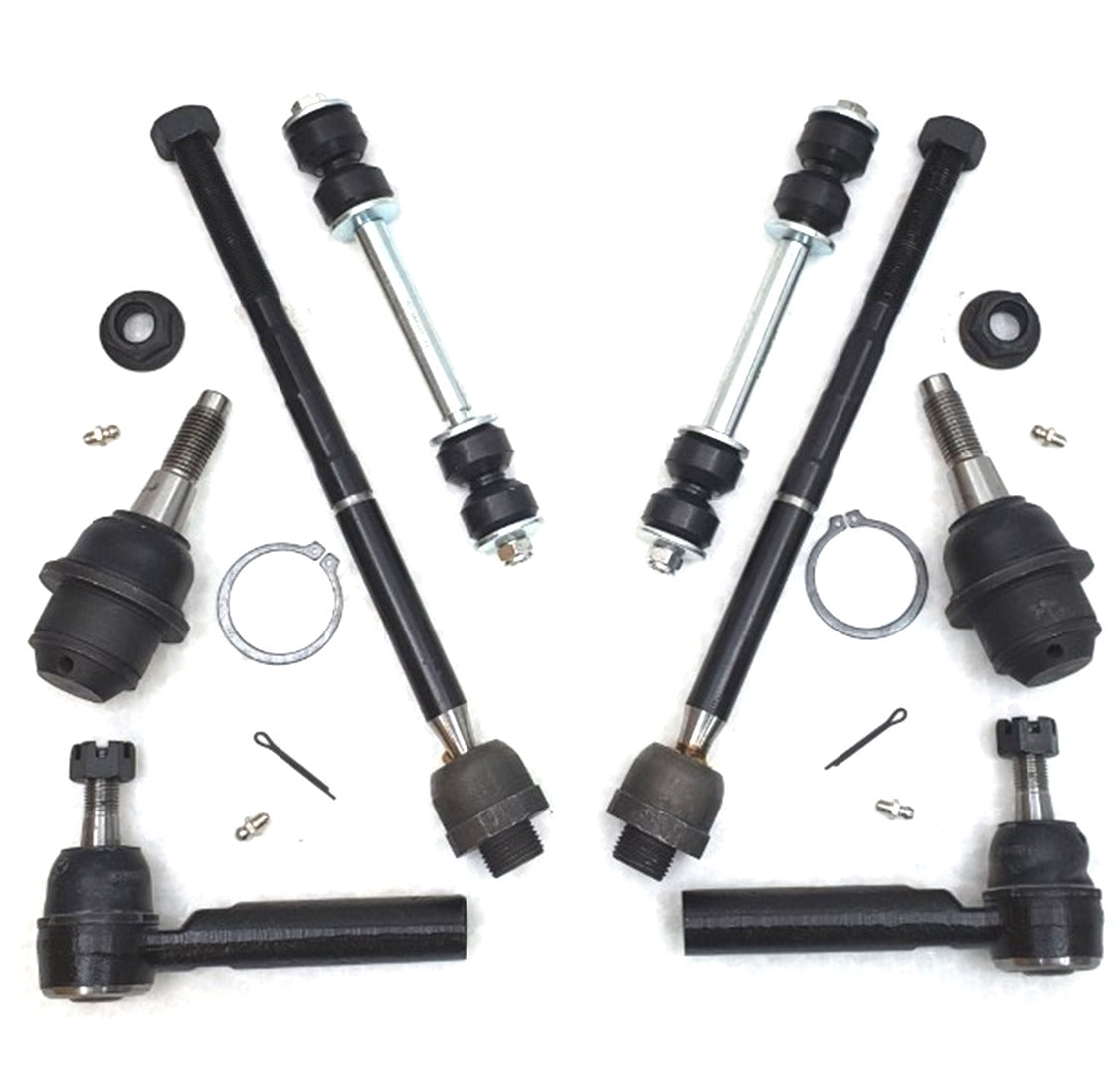 HD Ball Joint & Tie Rod Steering Assembly Kit for 2014-2018 Chevrolet, GMC, Cadillac 2WD