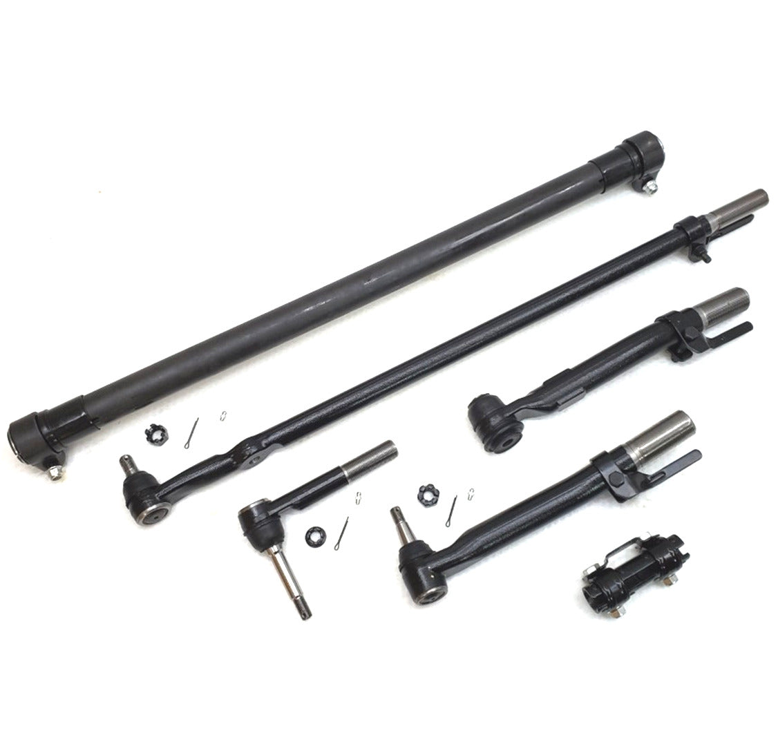 HD Tie Rods Drag Link Sleeves Steering Kit for 2011-2016 Ford F250, F350 4x4 SRW