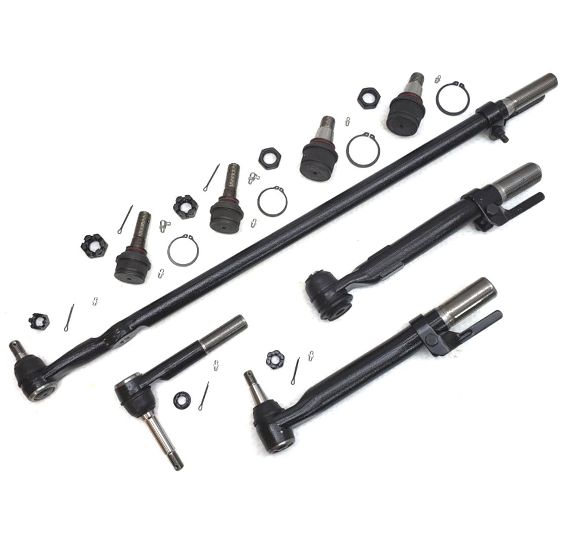 HD Ball Joint Tie Rod Drag Link Steering Kit for 2008-2010 Ford F250 F350 Super Duty 4x4