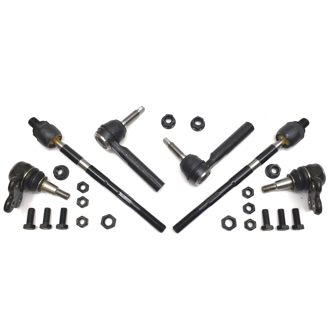 XRF Ball Joint Tie Rod End Steering Kit for 2007-2010 Saturn Outlook 2WD, AWD