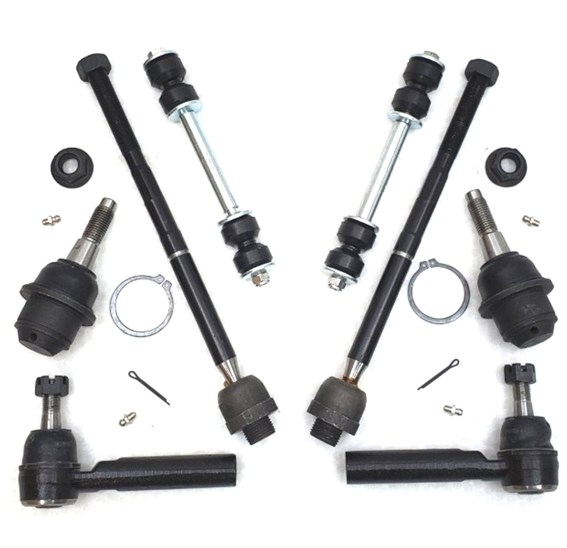 HD Ball Joint Tie Rod Links Steering Kit for 2007-2013 Cadillac, Chevrolet, GMC 2WD, 4x4