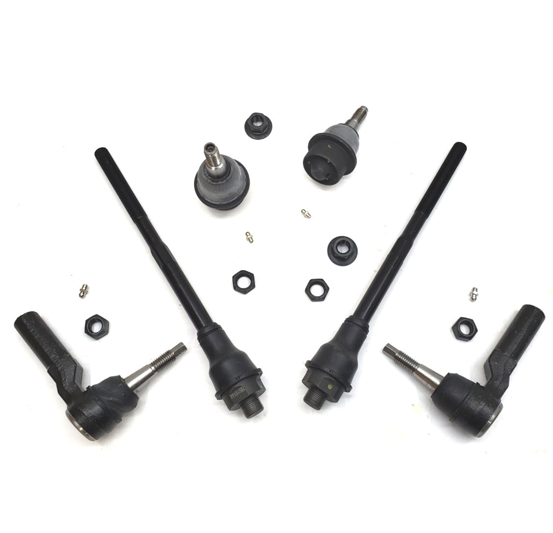 XRF Upper Ball Joints and Tie Rod Ends Steering Kit for 2011-2019 Chevrolet, GMC, 2500HD, 3500HD