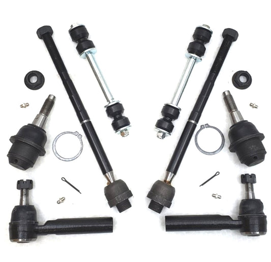 HD Ball Joint & Tie Rod Steering Assembly Kit for 2014-2018 Chevrolet, GMC, Cadillac 4x4