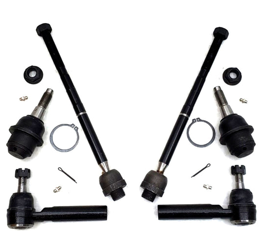 HD Ball Joint & Tie Rod Steering Assembly Kit for 2014-2018 Chevrolet, GMC, Cadillac 2WD