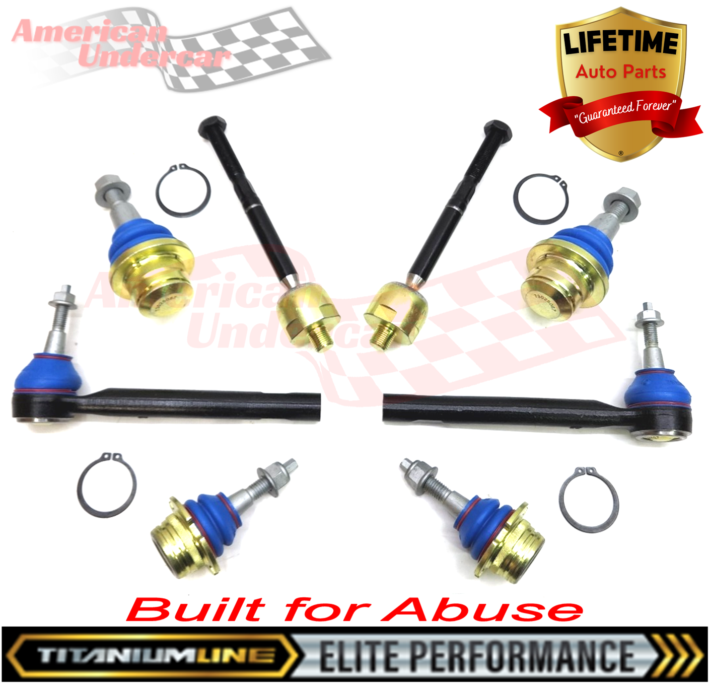 Lifetime Titanium Line Steering and Suspension Kit | 2019-2023 Ford Ranger