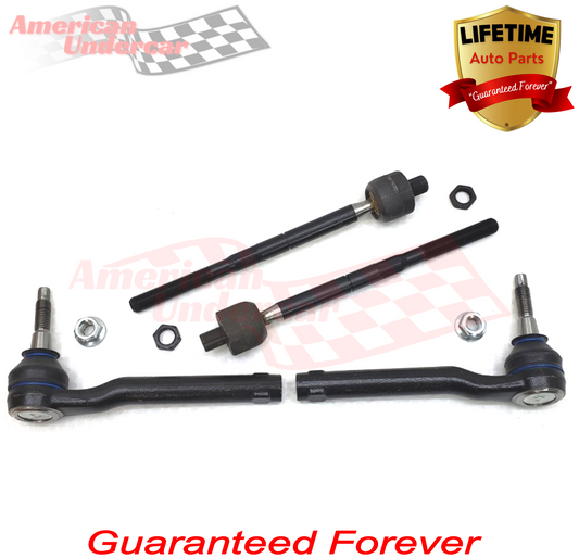 Lifetime Inner & Outer Tie Rod Steering Kit for 2010-2014 Ford F150 SVT Raptor 4x4