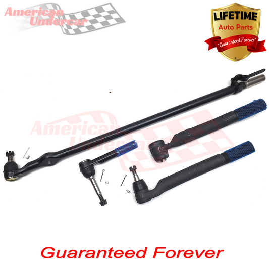 Lifetime Ford F450 F550 Super Duty Tie Rod Steering Kit 2017-2022 Wide Frame