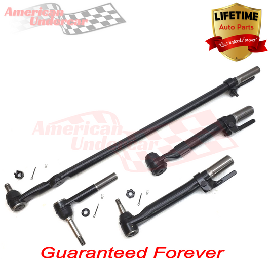 Lifetime Ford F450 F550 Super Duty Tie Rod Steering Kit 2011-2016 2WD & 4x4 Wide Frame