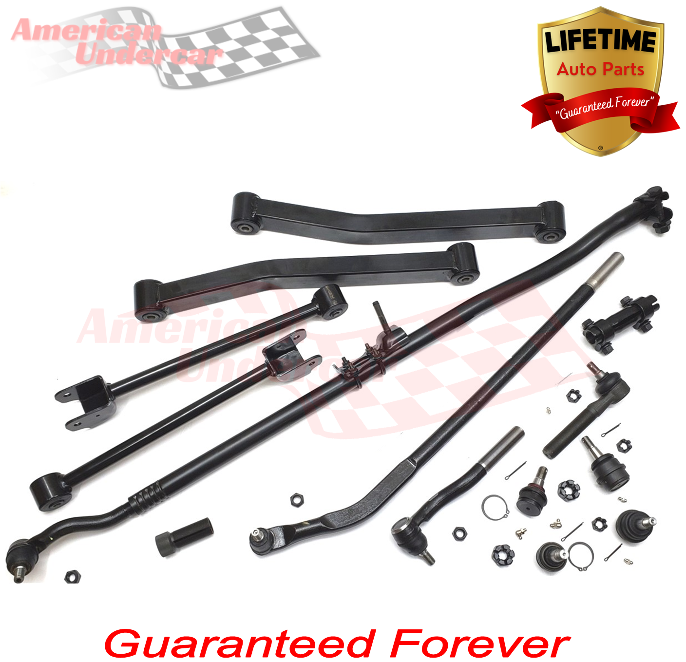 Lifetime Jeep Wrangler Steering and Suspension Kit 2007-2017 4x4