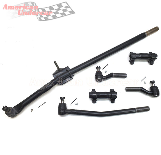 HD Drag Link Tie Rod Sleeve Steering Kit for 1999-2006 Ford E450 DRW