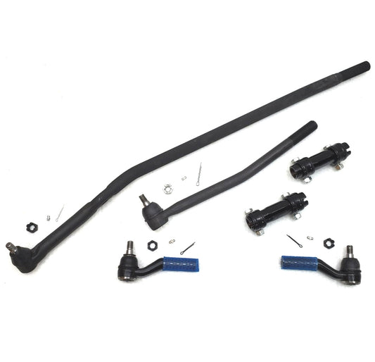 XRF Drag Link Tie Rod Sleeve Steering Suspension Kit for 1999-2006 Ford E350 DRW