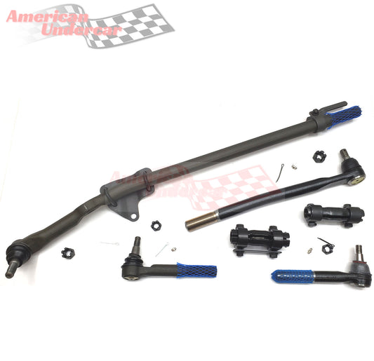 XRF Drag Link Tie Rod Adjusting Sleeve Steering Kit for 2005-2007 Ford F350 Super Duty 2WD