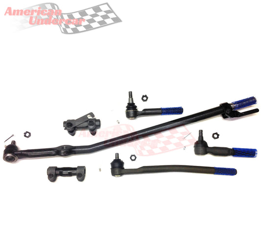 HD Drag Link Tie Rod Sleeve Steering Kit for 1999-2004 Ford F250 Super Duty 2WD