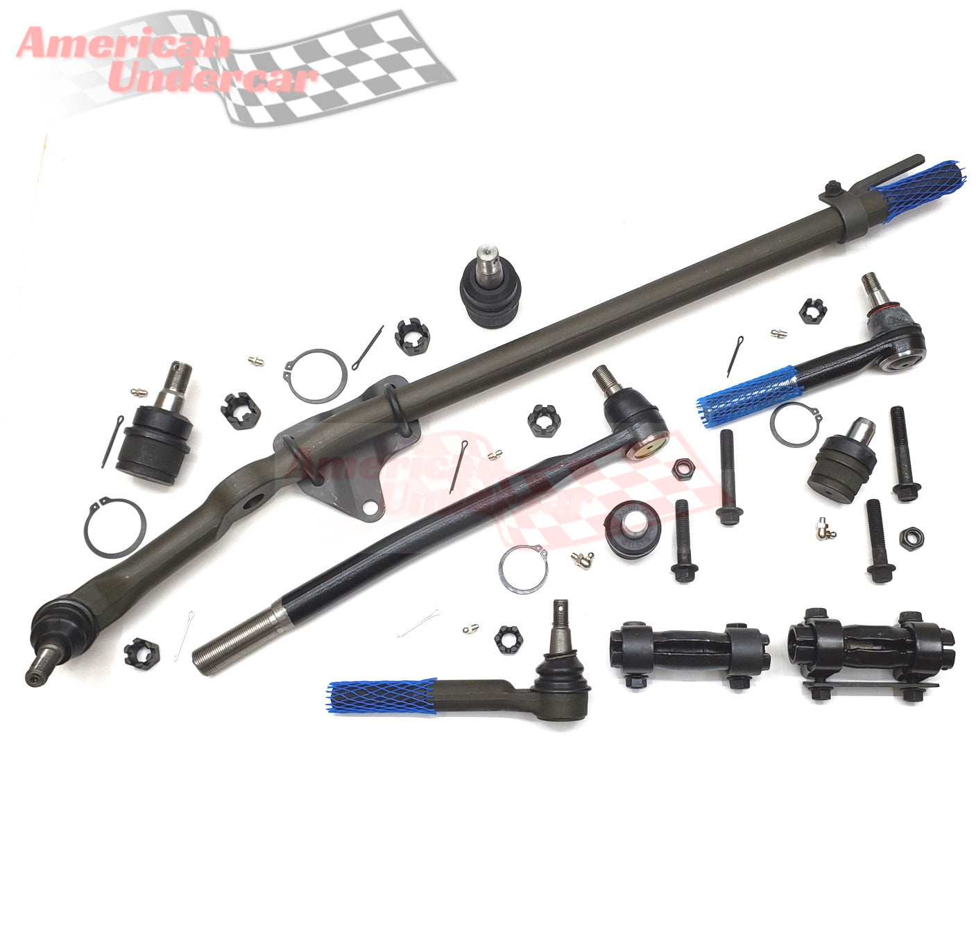 Lifetime Ball Joint Drag Link Tie Rod Steering Kit for 2005-2007 Ford F250 Super Duty 2WD