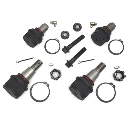 XRF Ball Joints Upper and Lower Suspension Kit for 1999-2019 Ford E350 2WD