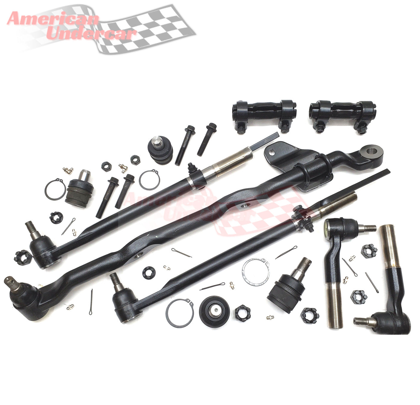 Lifetime Ball Joint Drag Link Tie Rod Steering Kit for 2011-2022 Ford F350 Super Duty 2WD