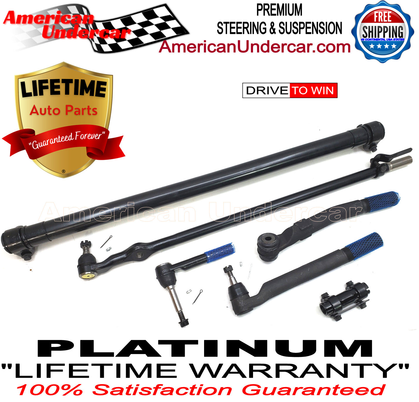 Lifetime Steering and Suspension Kit for 2011-2016 Ford F450 Super Duty 4x4