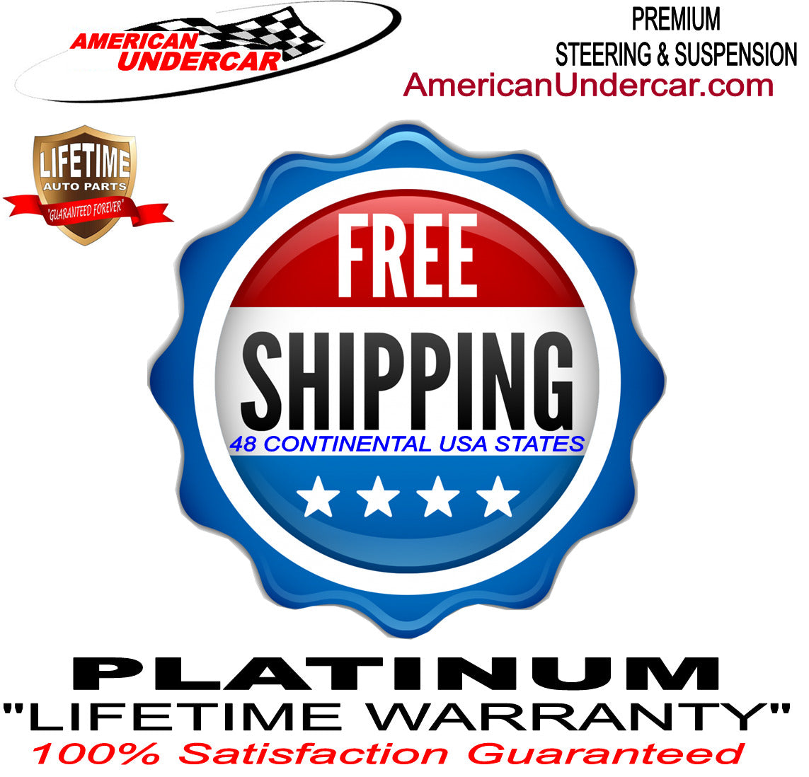 Lifetime Steering and Suspension Kit for 2001-2010 Chevrolet Silverado 3500HD 4x4