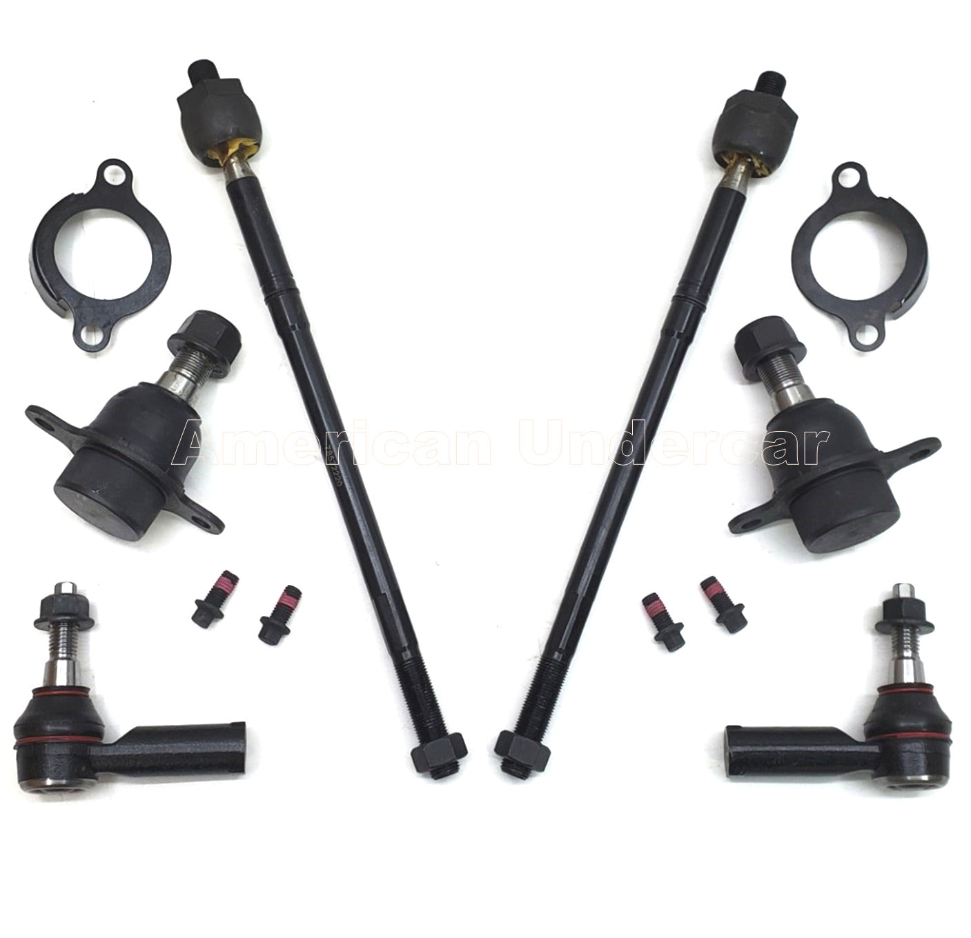 XRF Ball Joints Tie Rod Steering Suspension Kit for 2015-2019 Ford Transit 250 2WD