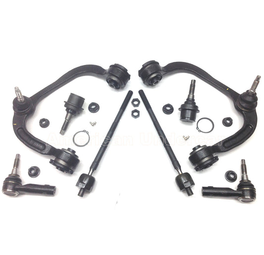 Lifetime Ball Joints Control Arms Tie Rod Steering Kit for 2015-2020 Ford F150 2WD