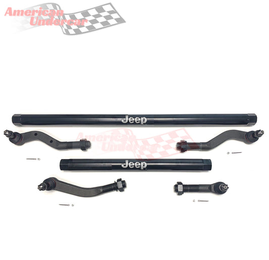 XRF Jeep Gladiator JT Wrangler JL Drag Link Tie Rod Steering Kit 2018 - 2022