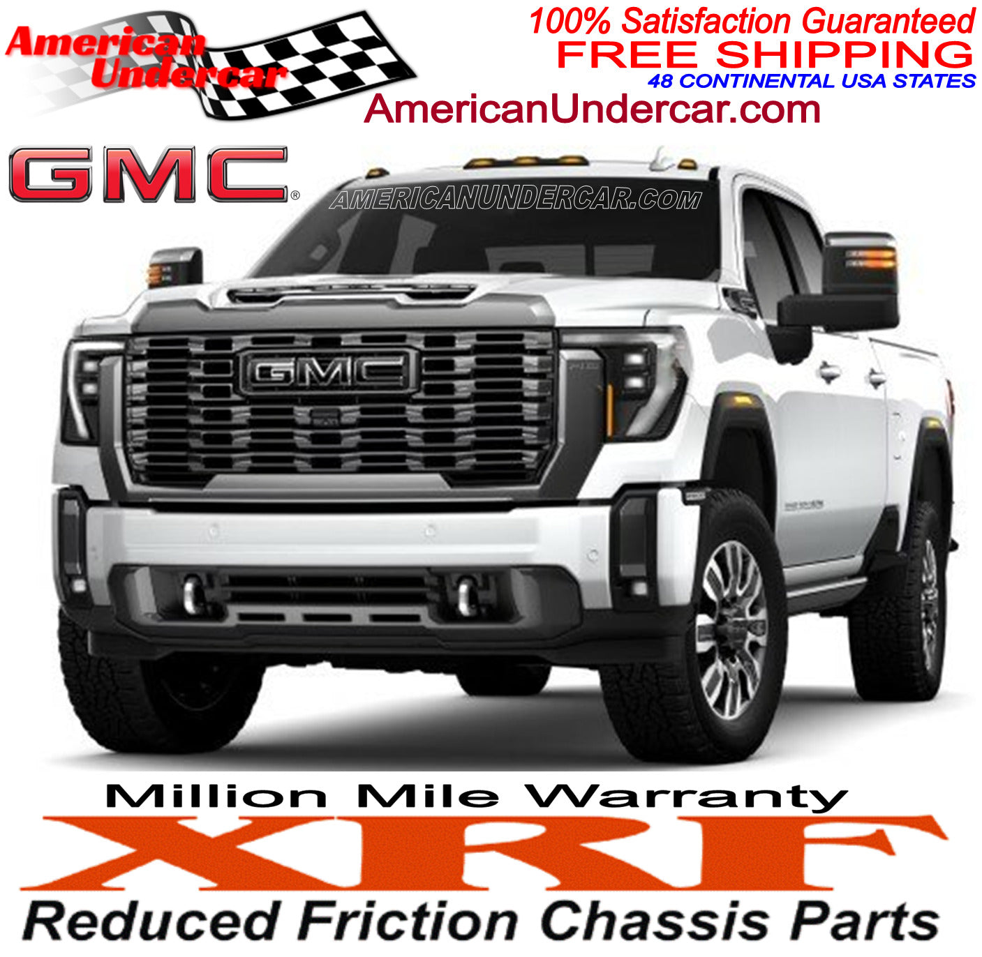 XRF Steering and Suspension Kit for 2011-2019 GMC Sierra 3500HD 2WD