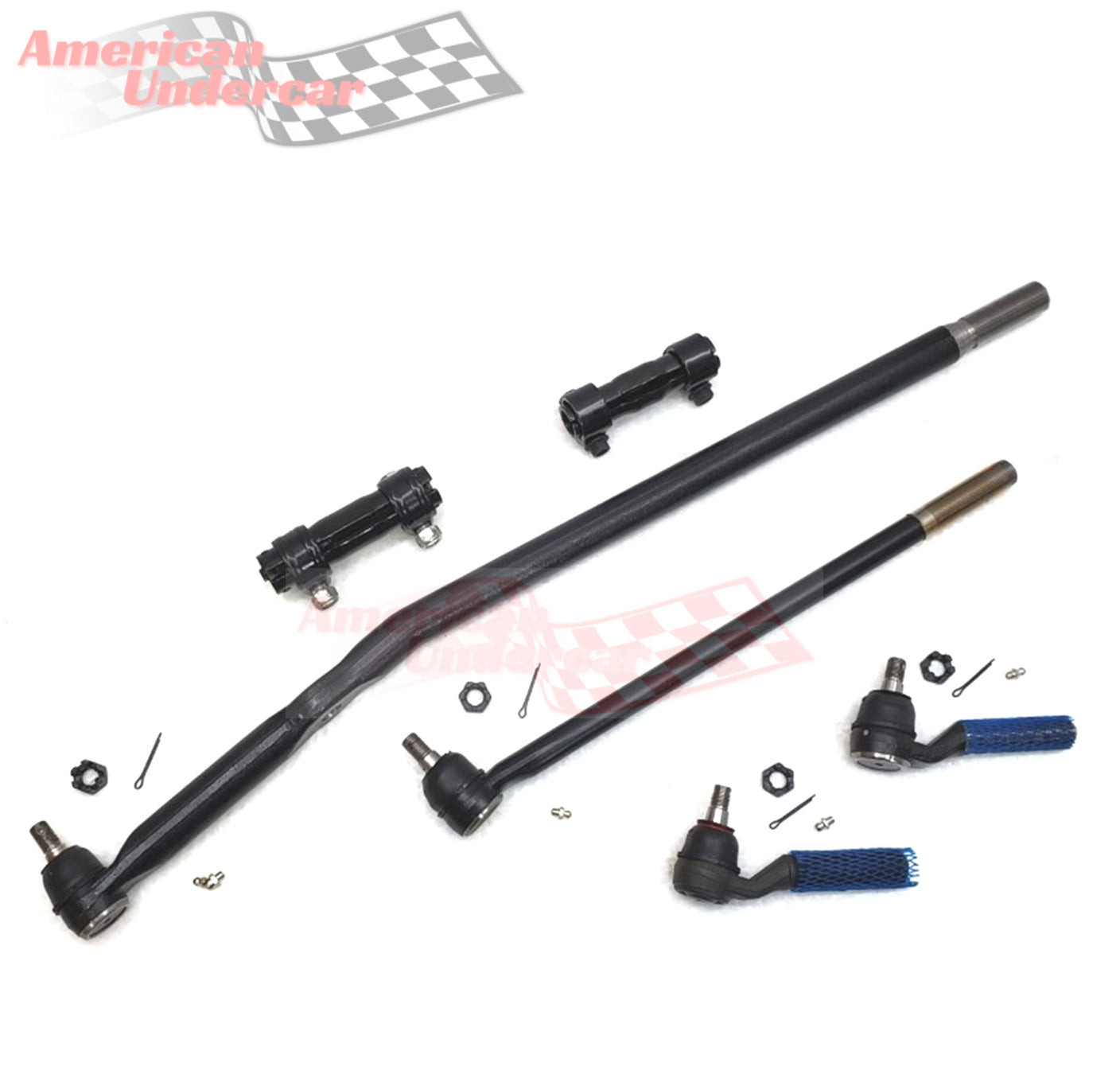 Lifetime Tie Rod Drag Link Steering Kit for 1995-1997 Ford F250, F250HD 4x4