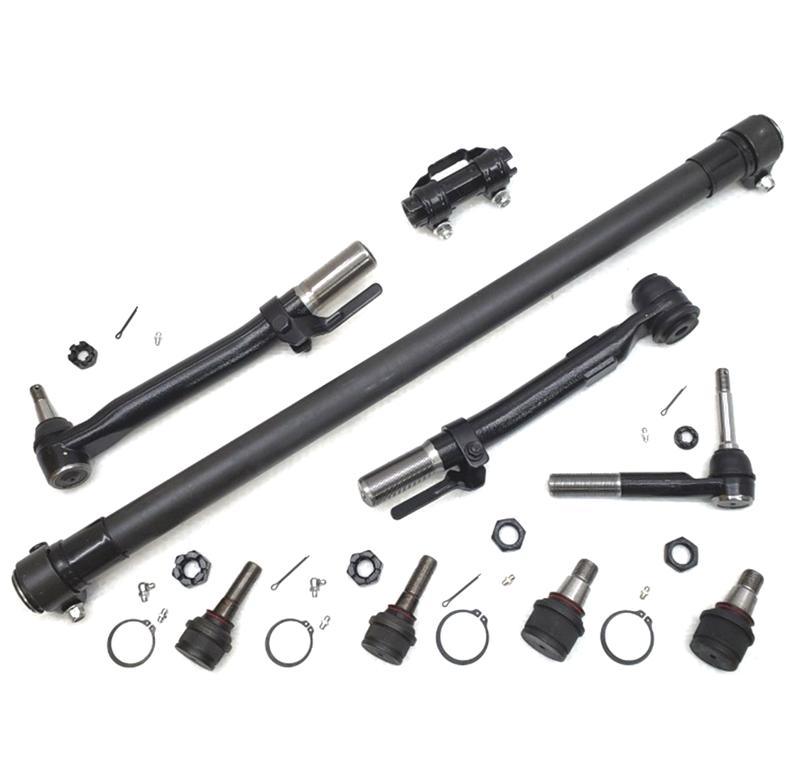 Lifetime Auto Parts Ball Joint & Tie Rod Steering Kit for 2017-2019 Ford F250 & F350 Super Duty 4x4 Wide Frame