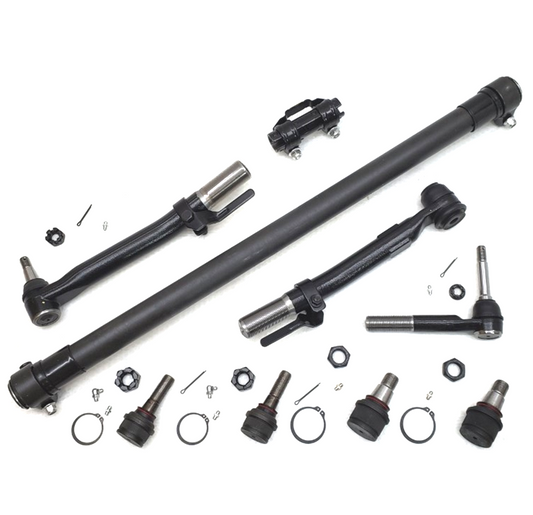 Lifetime Auto Parts Ball Joint & Tie Rod Steering Kit for 2017-2019 Ford F250, F350 Super Duty 4x4 Wide Frame
